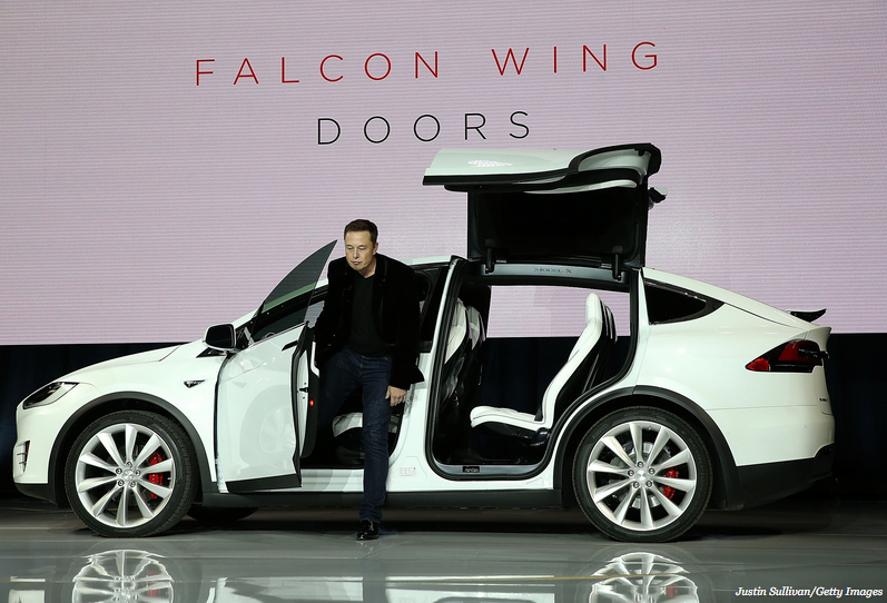 meet tesla model x! finally, in pictures.